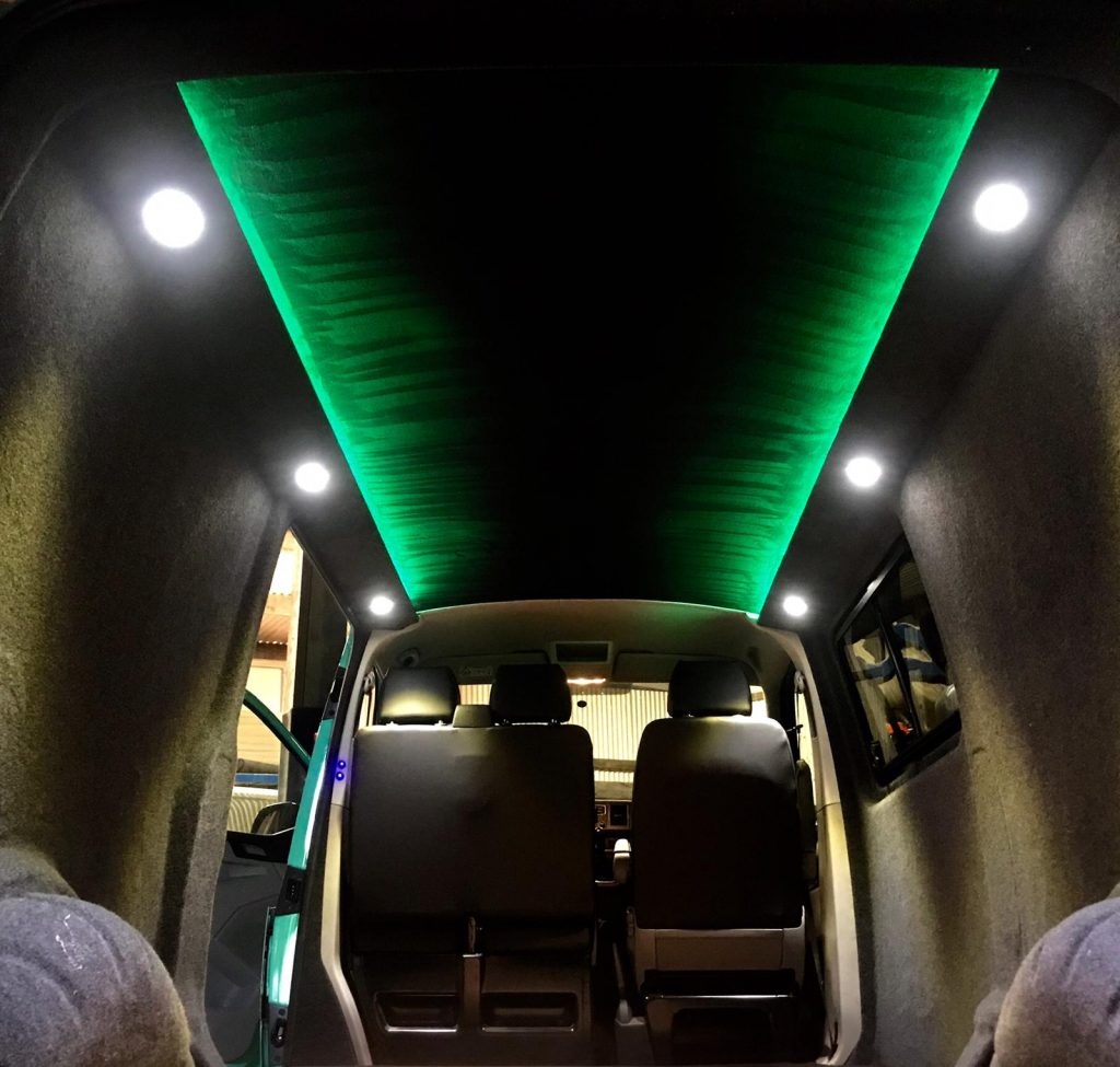 VW Transporter T5 T6 Carpet Lining Package £1795 inc vat SWB & £1895