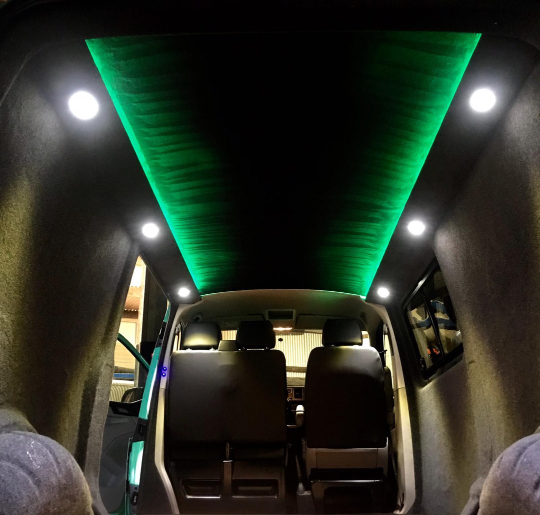 VW Transporter T5 T6 Carpet Lining Package £1795 inc vat SWB & £1895